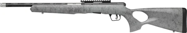 SAVAGE B22 22WMR TIMBERLITE - THUMBHOLE 18" CF 10RD GRY WOOD - Image 2