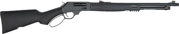HENRY X MODEL LEVER 45/70 - 19.8" TB BLUED BLACK SYN.