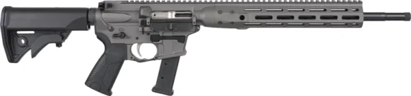 LWRC IC NINE CARBINE 9MM 16" - 27RD MAG TUNGSTEN GREY