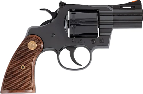 COLT PYTHON 357MAG 2.5" 6RD - BLUED WALNUT GOLD MEDALLION - Image 2