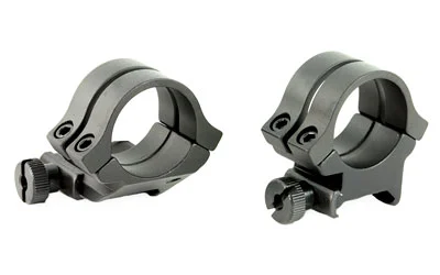 WEAVER QUAD LOCK RNGS 1" HI EXT MBLK